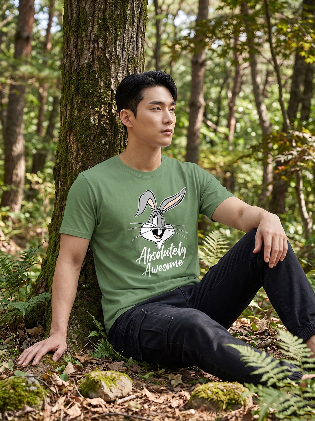 Greylongg Round Neck Disney Design printed T-Shirts.