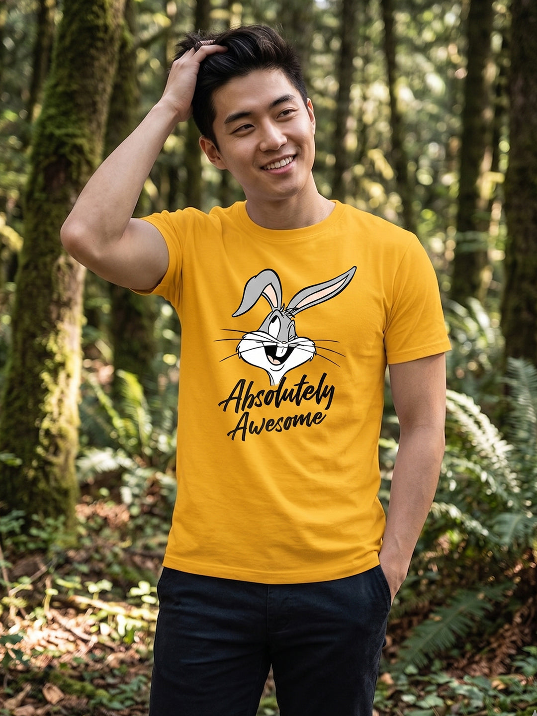 Greylongg Round Neck Disney Design printed T-Shirts.