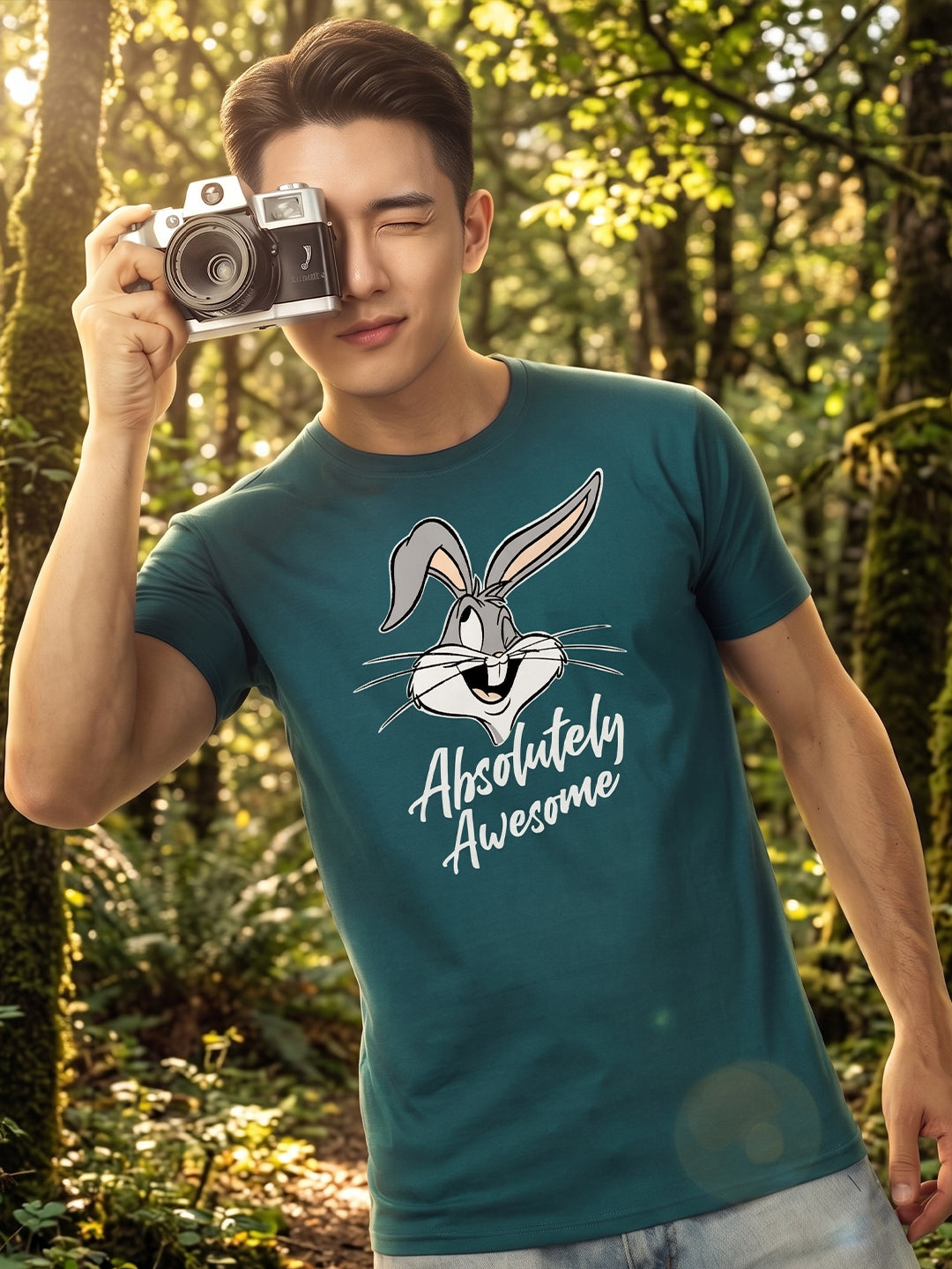 Greylongg Round Neck Disney Design printed T-Shirts.