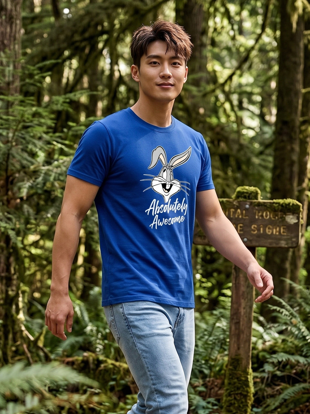 Greylongg Round Neck Disney Design printed T-Shirts.