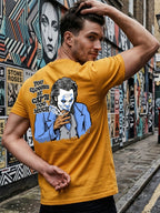 Greylongg Round Neck Street Style Design T-shirts