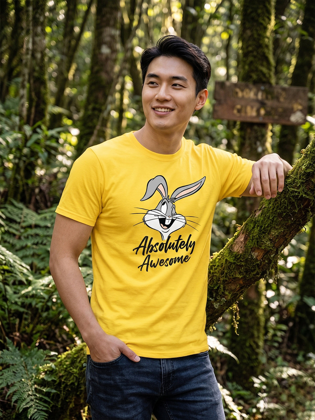 Greylongg Round Neck Disney Design printed T-Shirts.