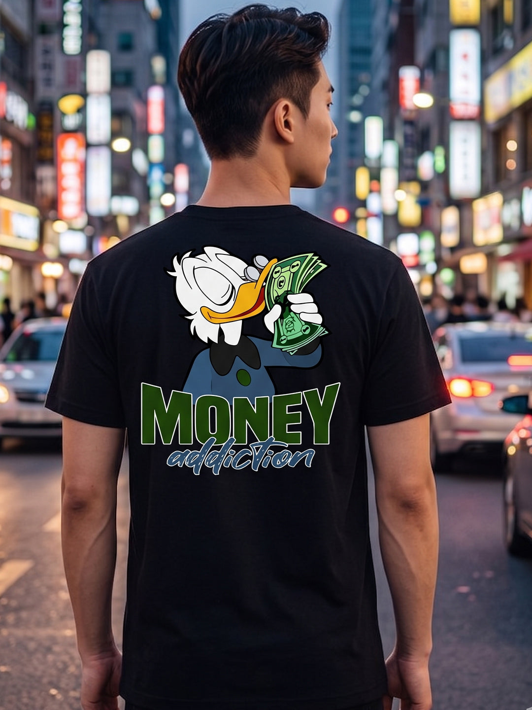 Greylongg Round Neck Disney Design printed T-Shirts.