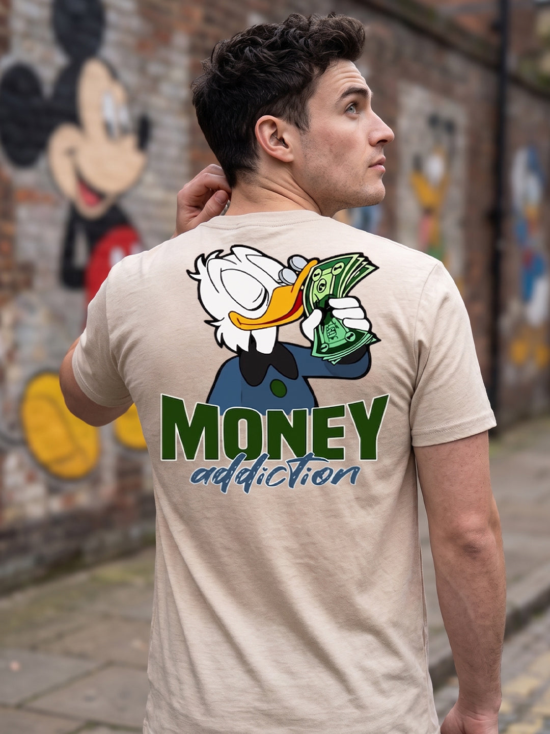 Greylongg Round Neck Disney Design printed T-Shirts.
