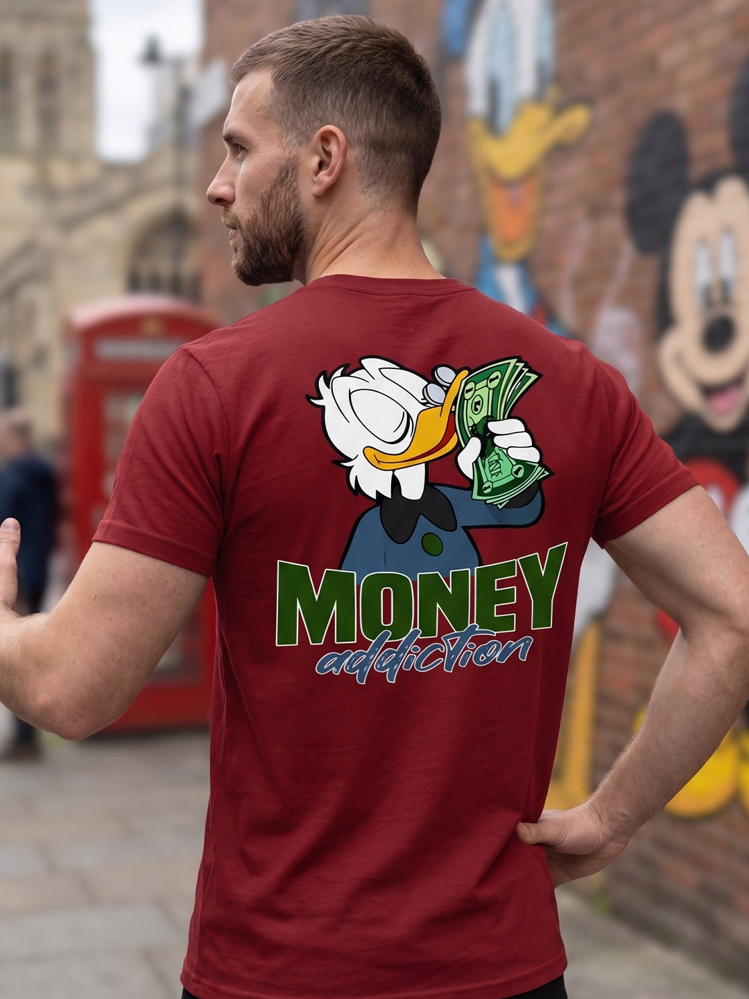 Greylongg Round Neck Disney Design printed T-Shirts.
