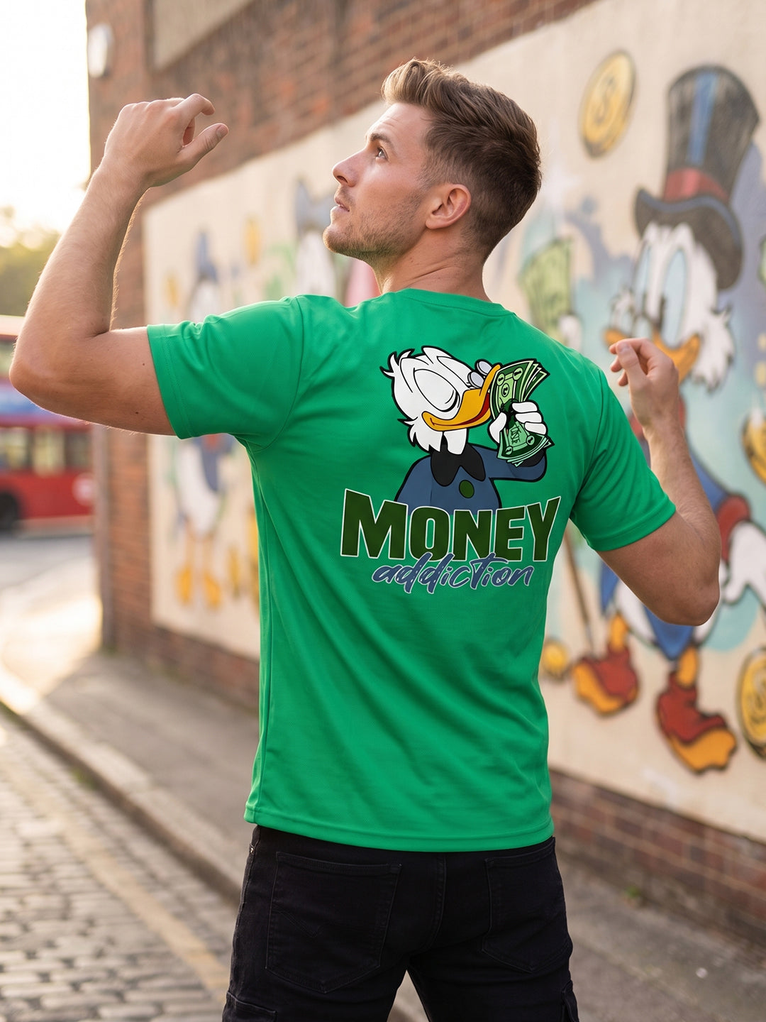 Greylongg Round Neck Disney Design printed T-Shirts.