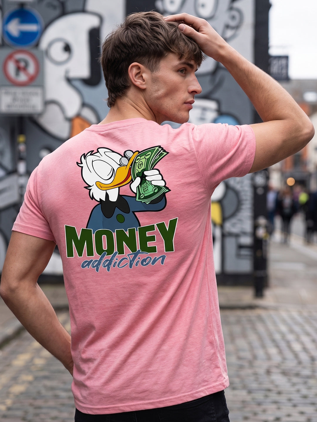 Greylongg Round Neck Disney Design printed T-Shirts.
