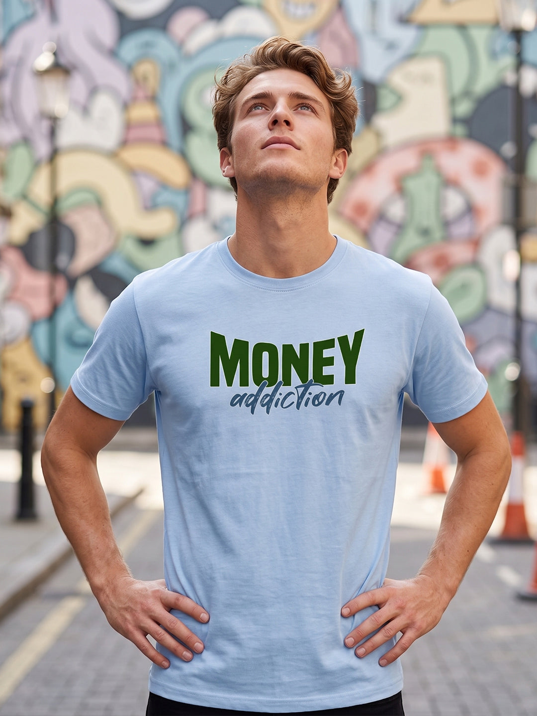 Greylongg Round Neck Disney Design printed T-Shirts.