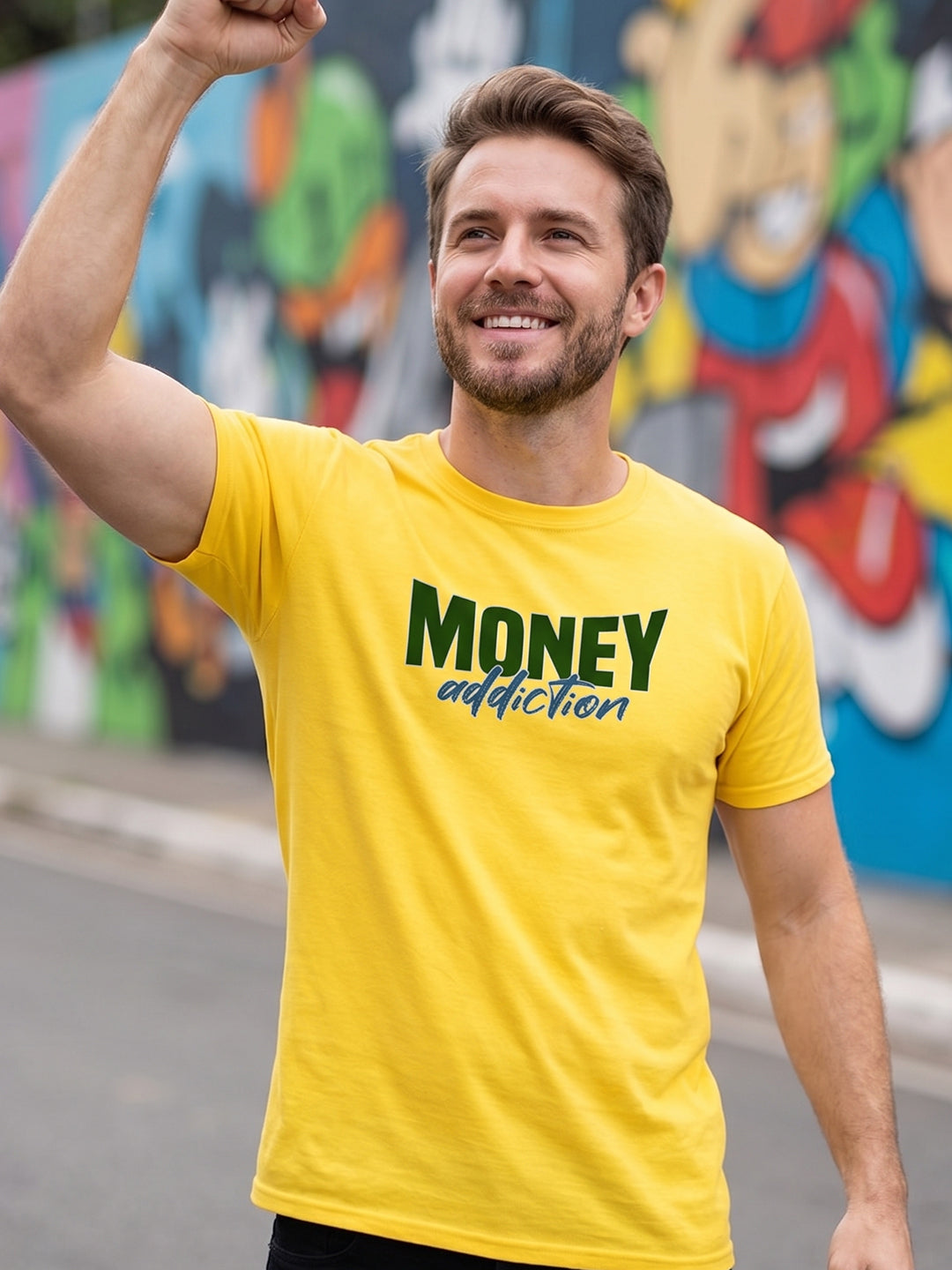 Greylongg Round Neck Disney Design printed T-Shirts.