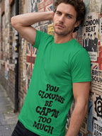 Greylongg Round Neck Street Style Design T-shirts