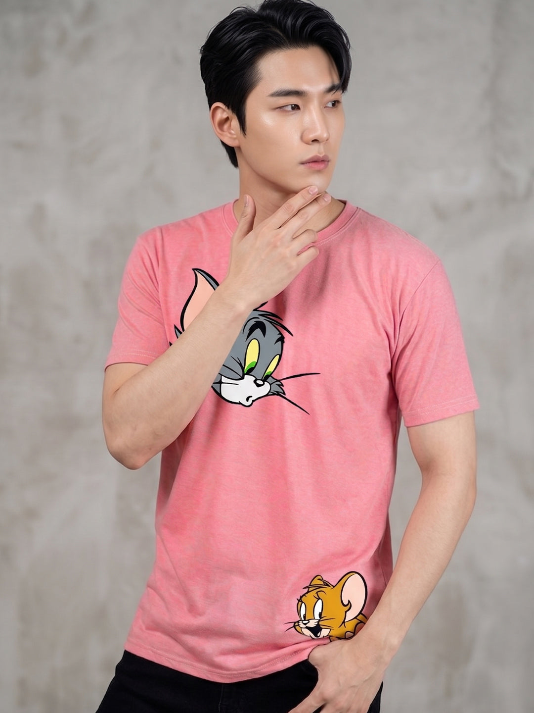 Greylongg Round Neck Disney Design printed T-Shirts.
