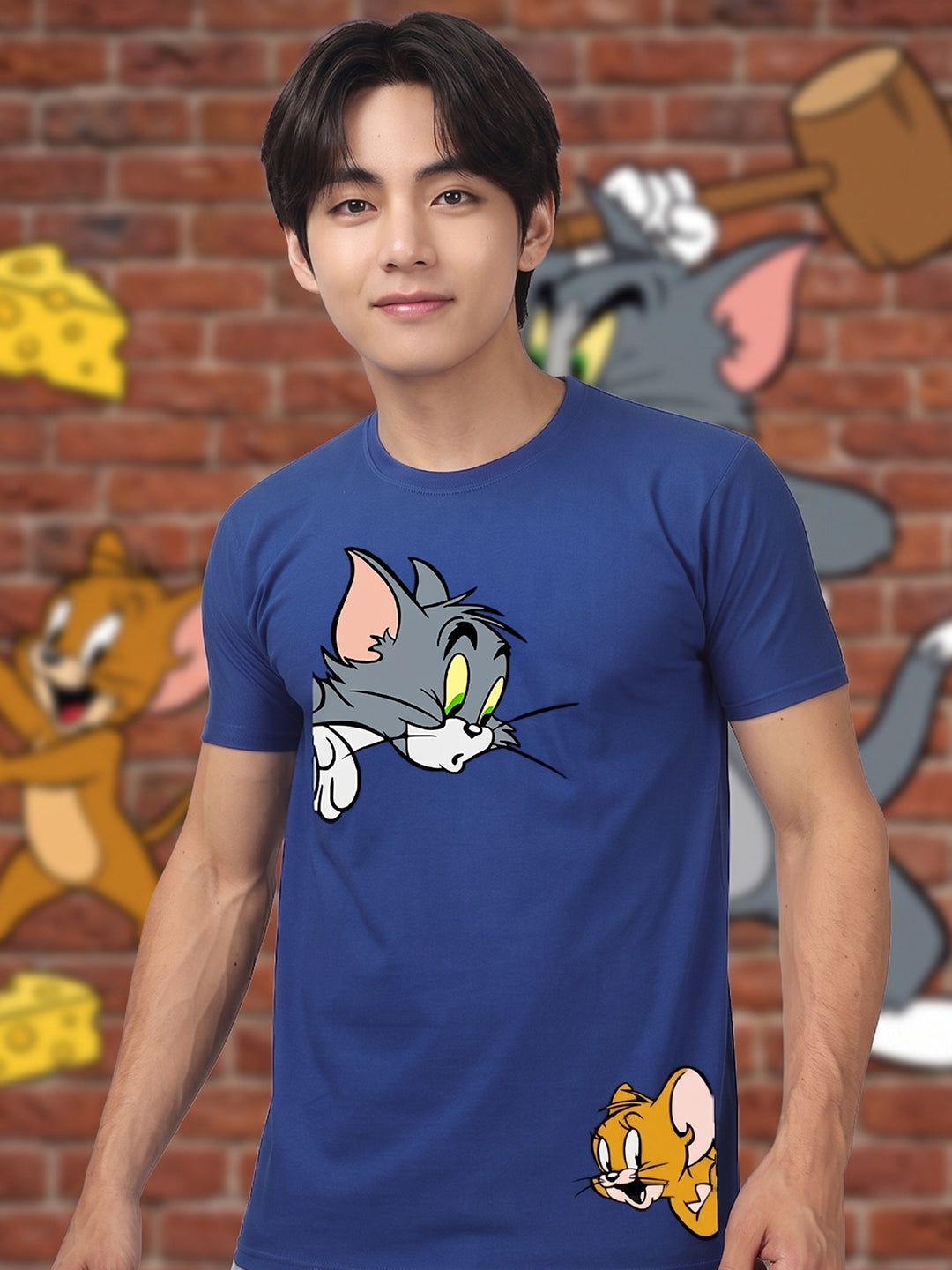 Greylongg Round Neck Disney Design printed T-Shirts.