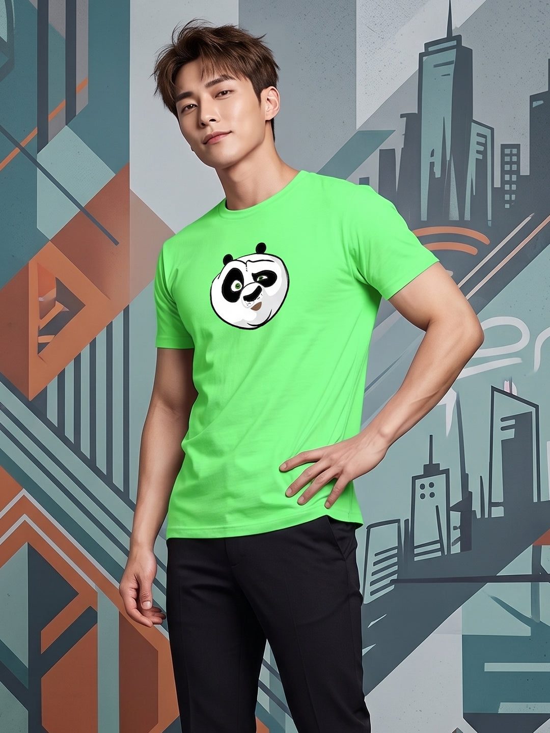 Greylongg Round Neck Disney Design printed T-Shirts.