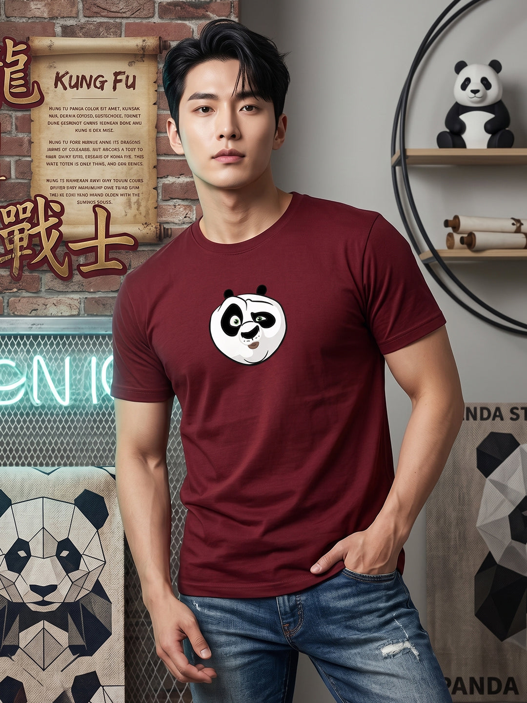 Greylongg Round Neck Disney Design printed T-Shirts.