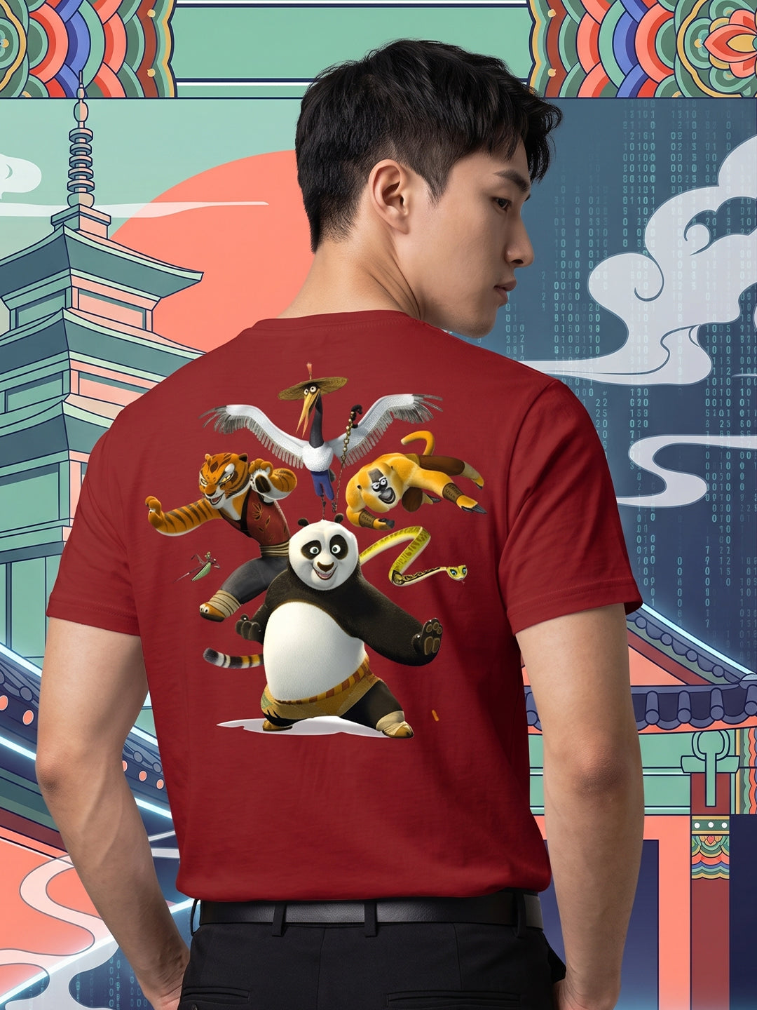 Greylongg Round Neck Disney Design printed T-Shirts.