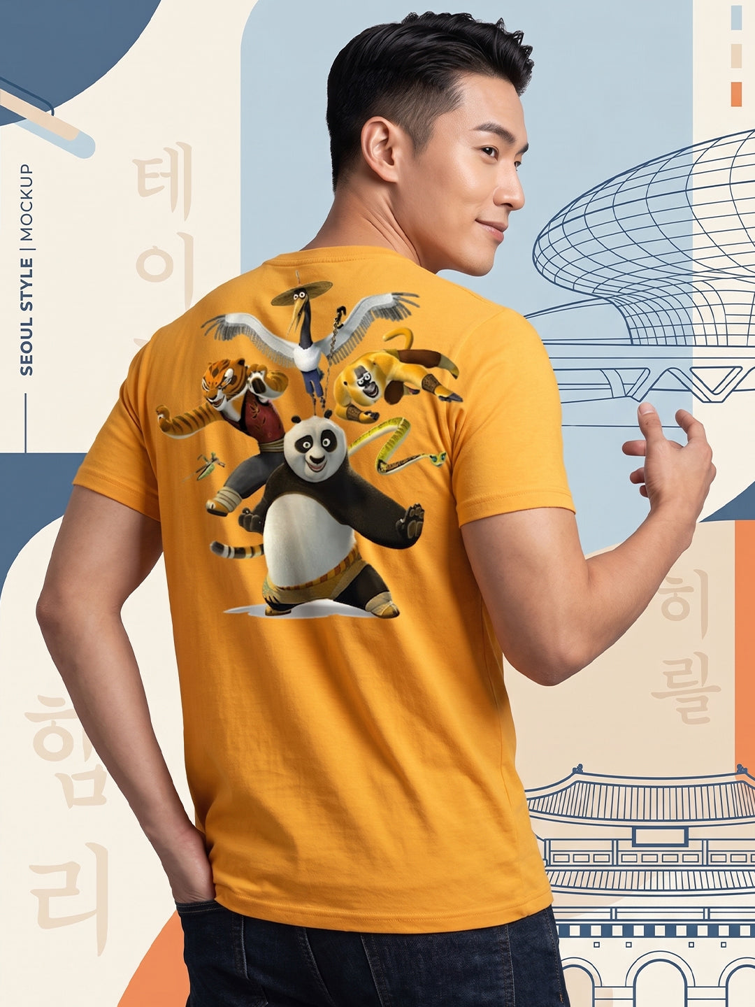 Greylongg Round Neck Disney Design printed T-Shirts.