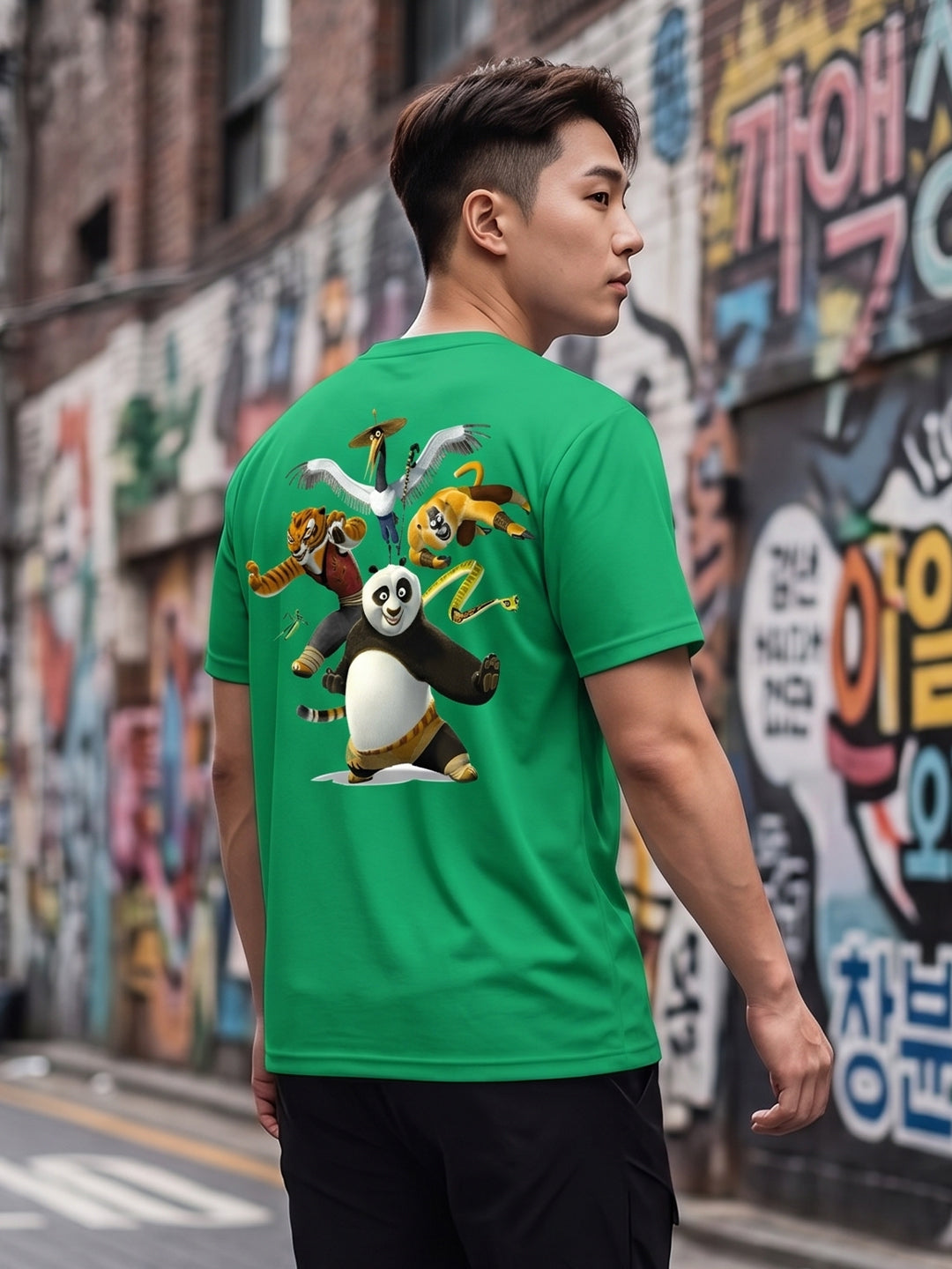 Greylongg Round Neck Disney Design printed T-Shirts.