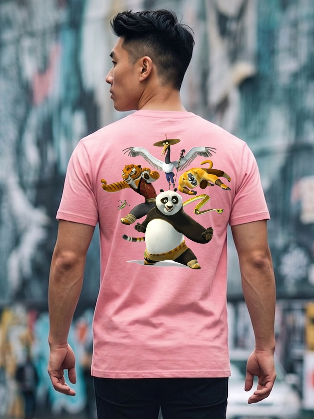Greylongg Round Neck Disney Design printed T-Shirts.