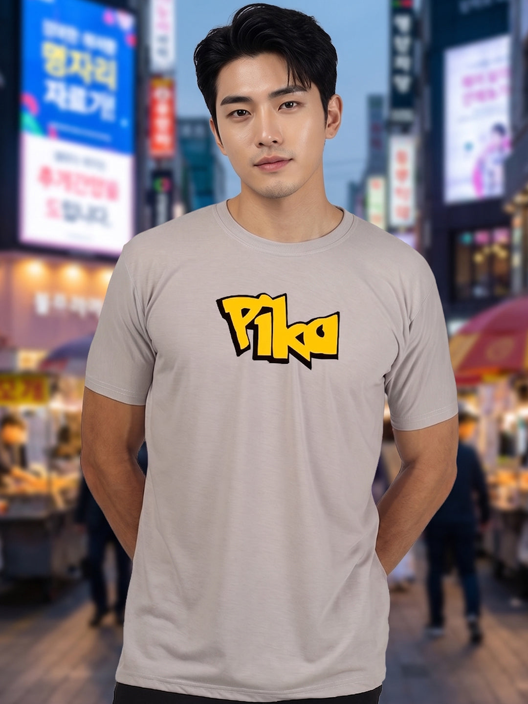 Greylongg Round Neck Disney Design printed T-Shirts.
