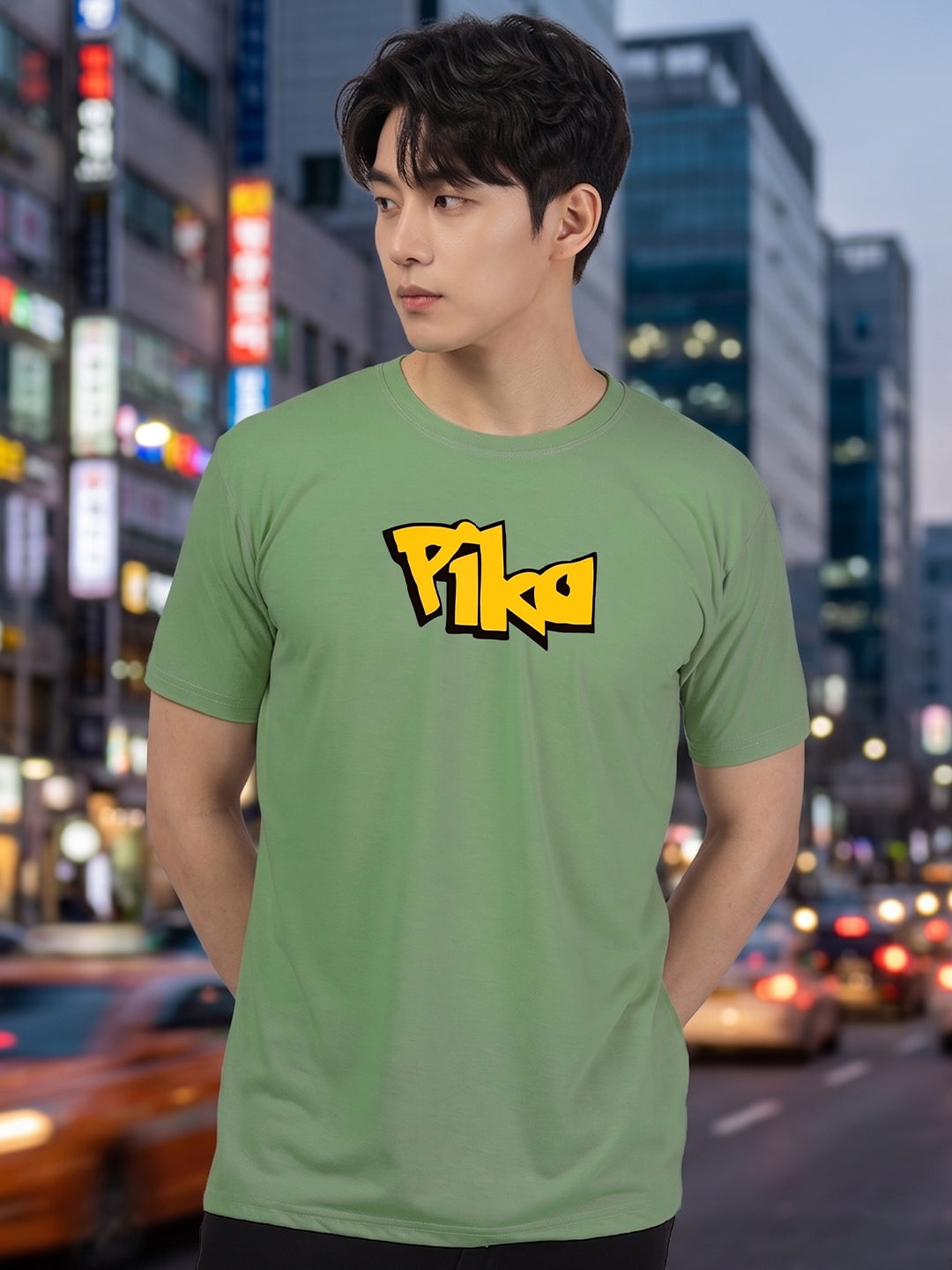 Greylongg Round Neck Disney Design printed T-Shirts.