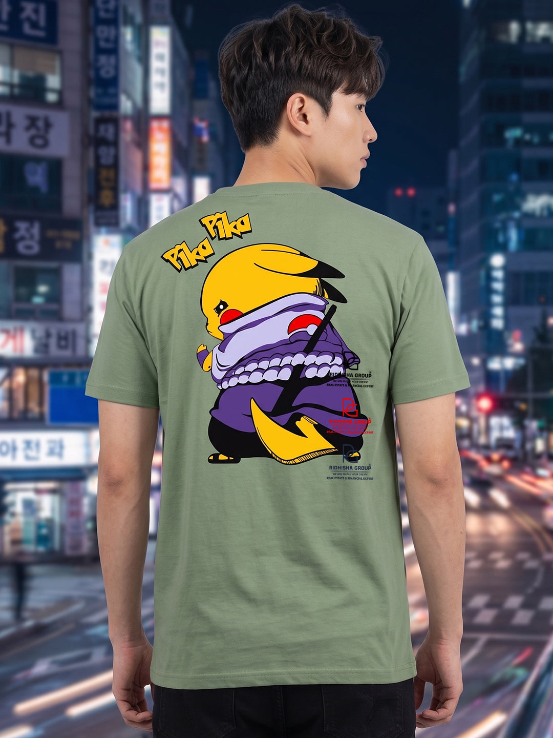 Greylongg Round Neck Disney Design printed T-Shirts.