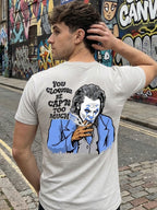 Greylongg Round Neck Street Style Design T-shirts