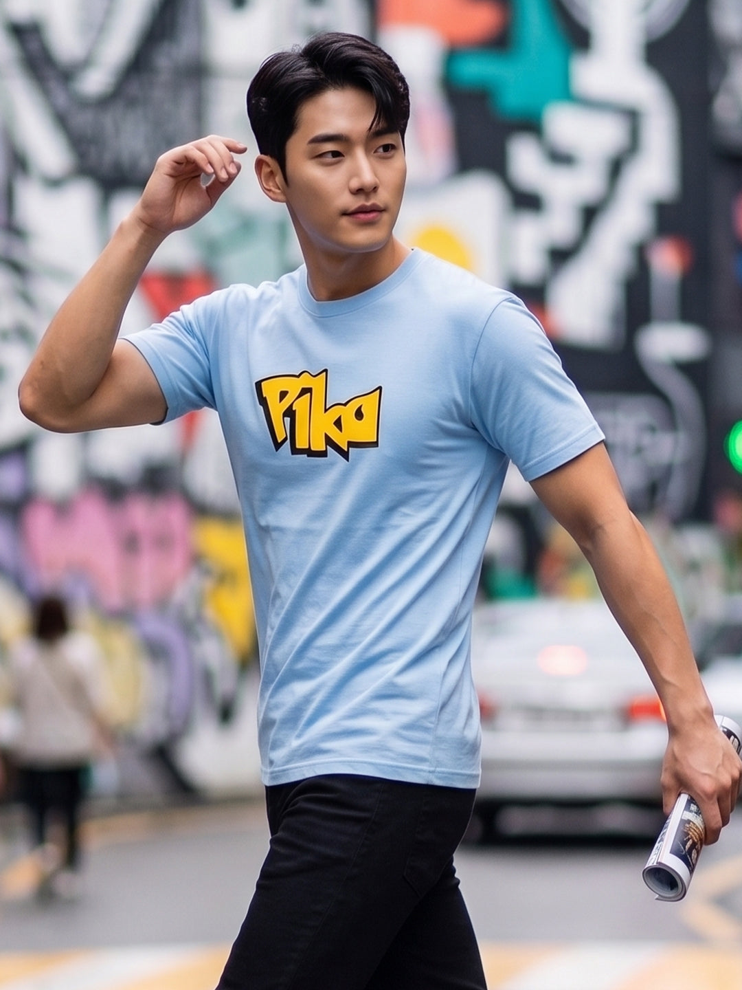 Greylongg Round Neck Disney Design printed T-Shirts.