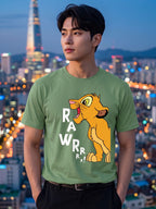 Greylongg Round Neck Disney Design printed T-Shirts.