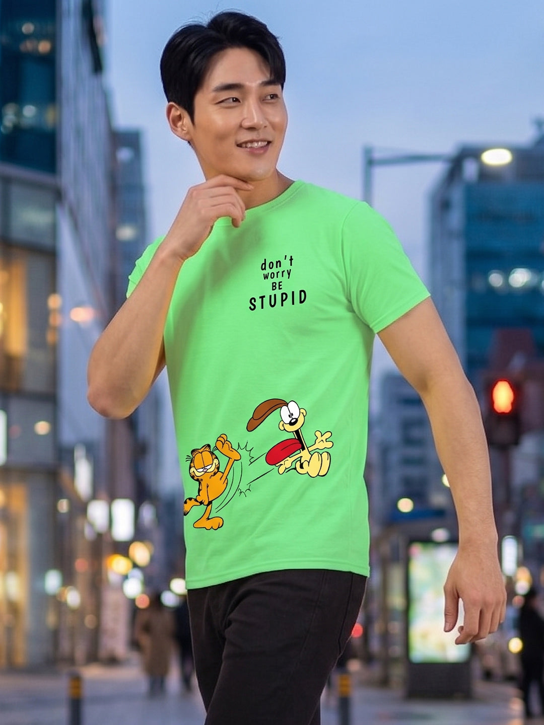 Greylongg Round Neck Disney Design printed T-Shirts.