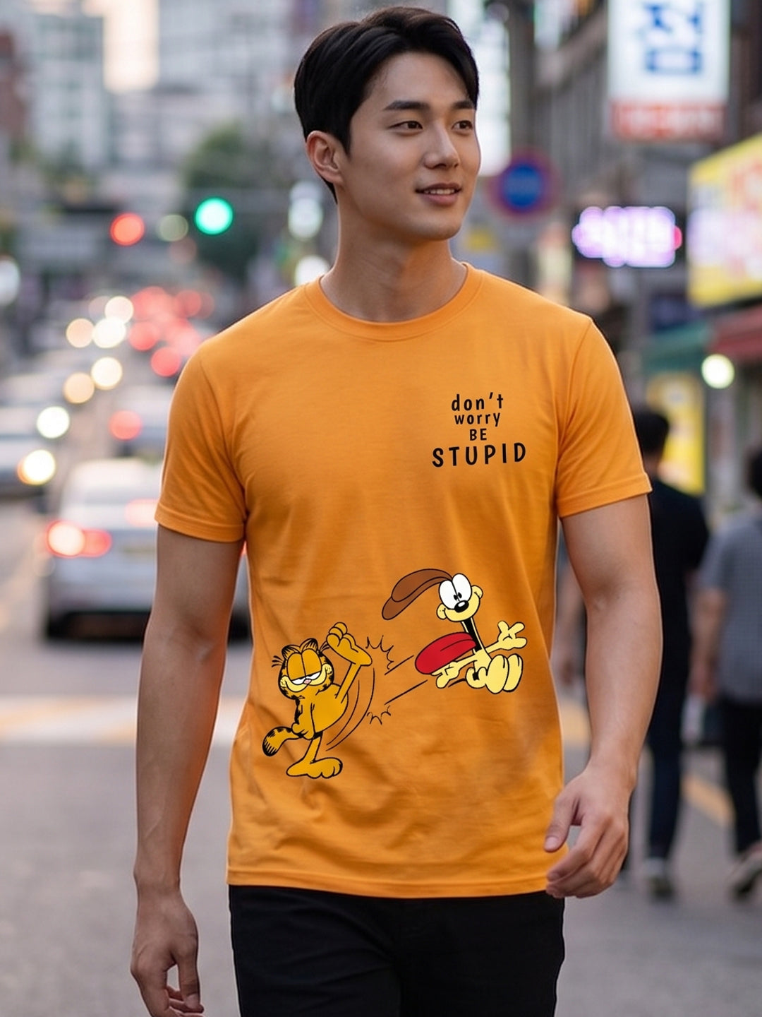 Greylongg Round Neck Disney Design printed T-Shirts.