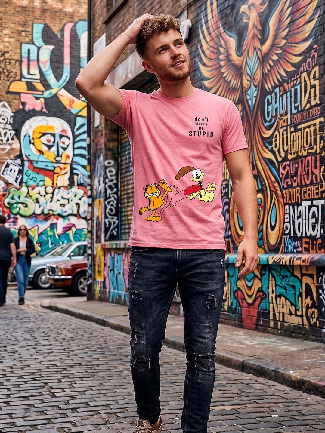 Greylongg Round Neck Disney Design printed T-Shirts.