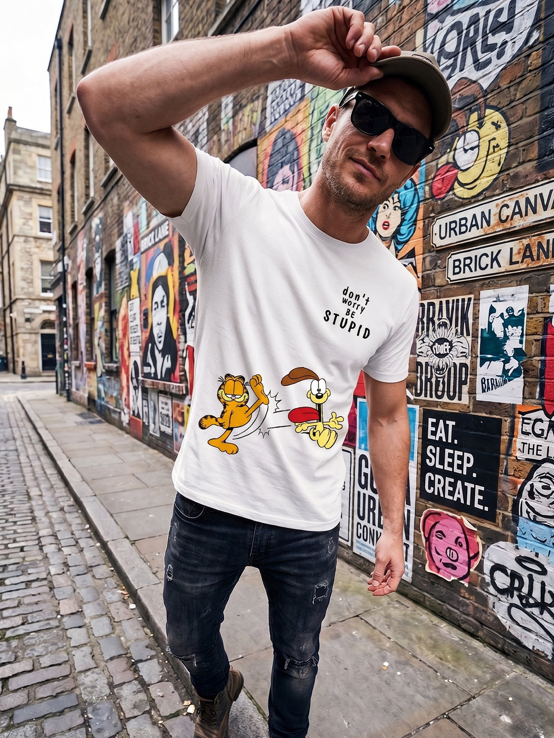 Greylongg Round Neck Disney Design printed T-Shirts.