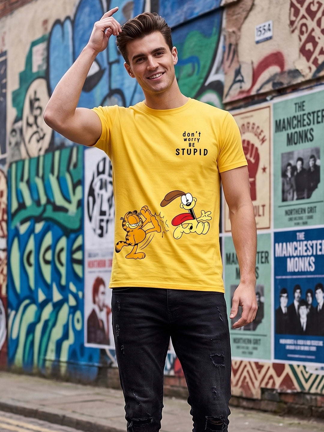 Greylongg Round Neck Disney Design printed T-Shirts.