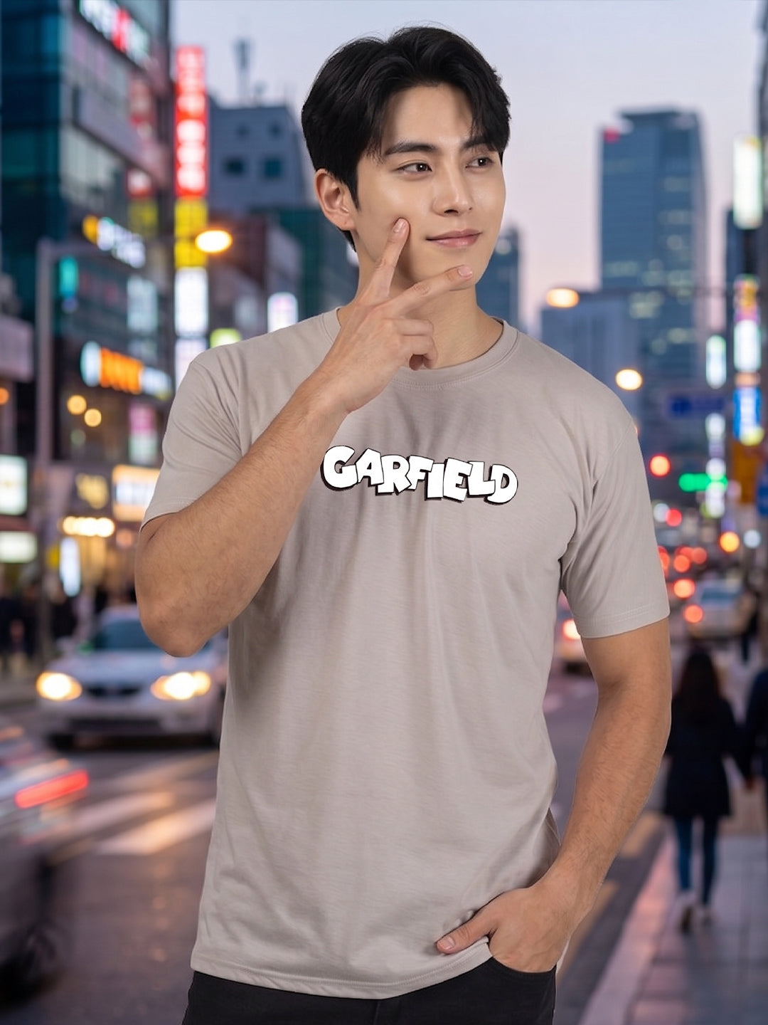 Greylongg Round Neck Disney Design printed T-Shirts.