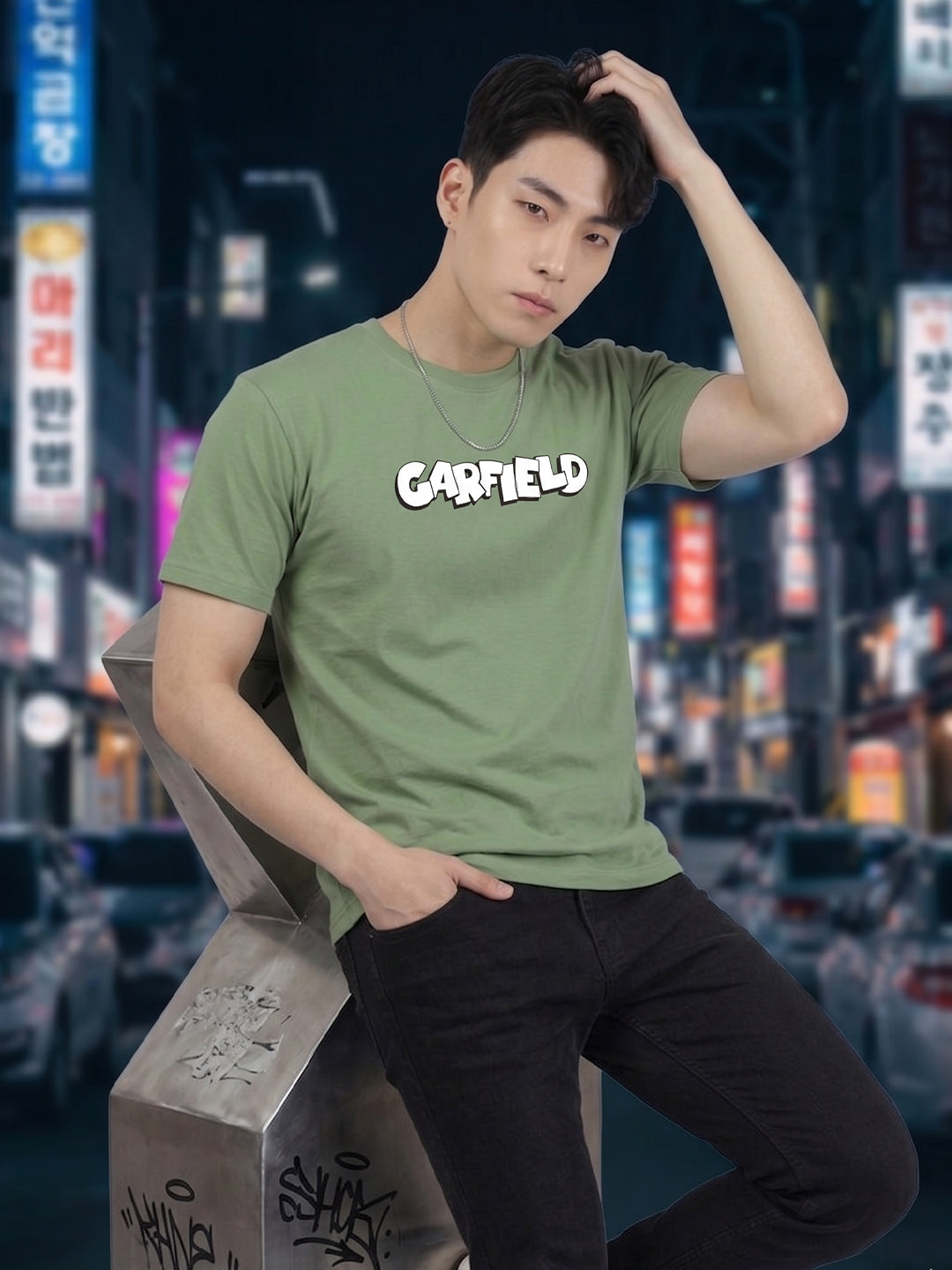 Greylongg Round Neck Disney Design printed T-Shirts.