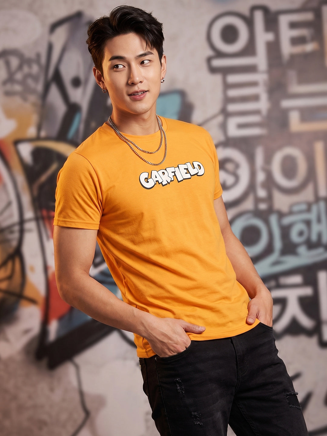 Greylongg Round Neck Disney Design printed T-Shirts.