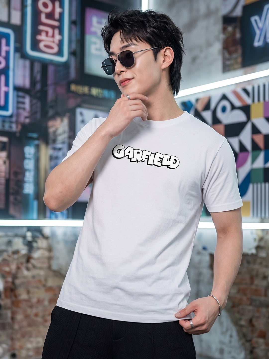 Greylongg Round Neck Disney Design printed T-Shirts.