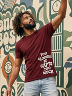 Greylongg Round Neck Street Style Design T-shirts