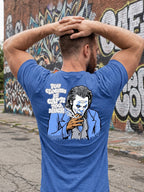 Greylongg Round Neck Street Style Design T-shirts
