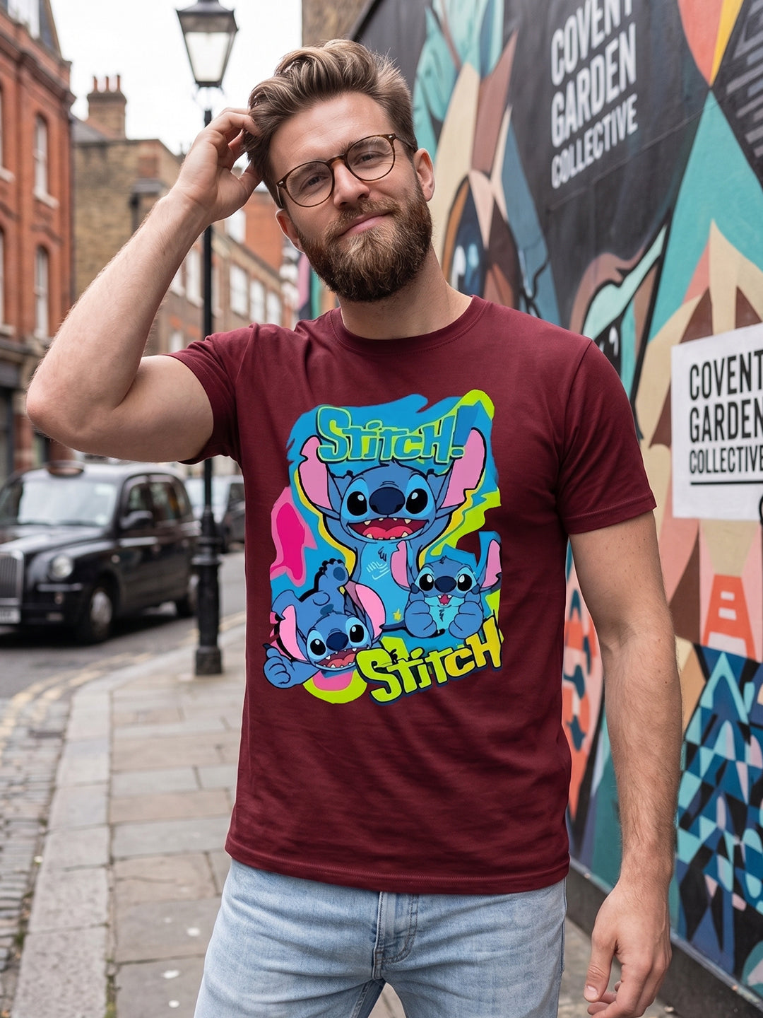 Greylongg Round Neck Disney Design printed T-shirts