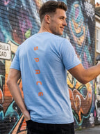 Greylongg Round Neck Space Design printed T-shirts