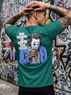 Greylongg Round Neck Street Style Design T-shirts