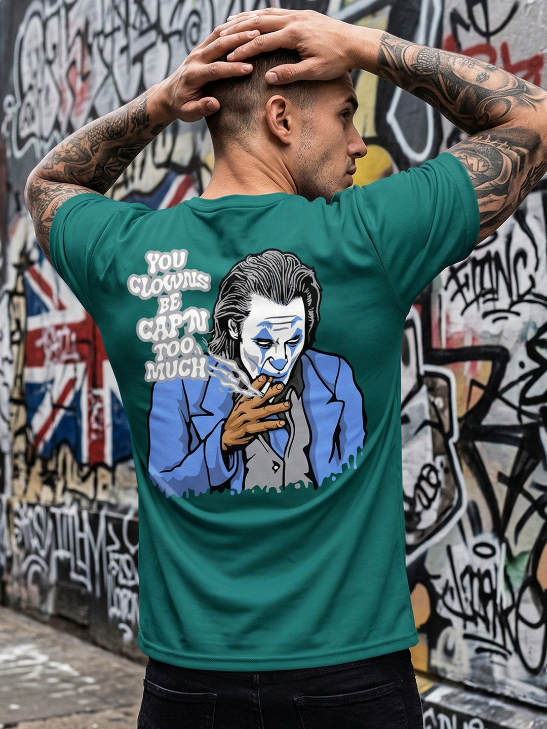 Greylongg Round Neck Street Style Design T-shirts