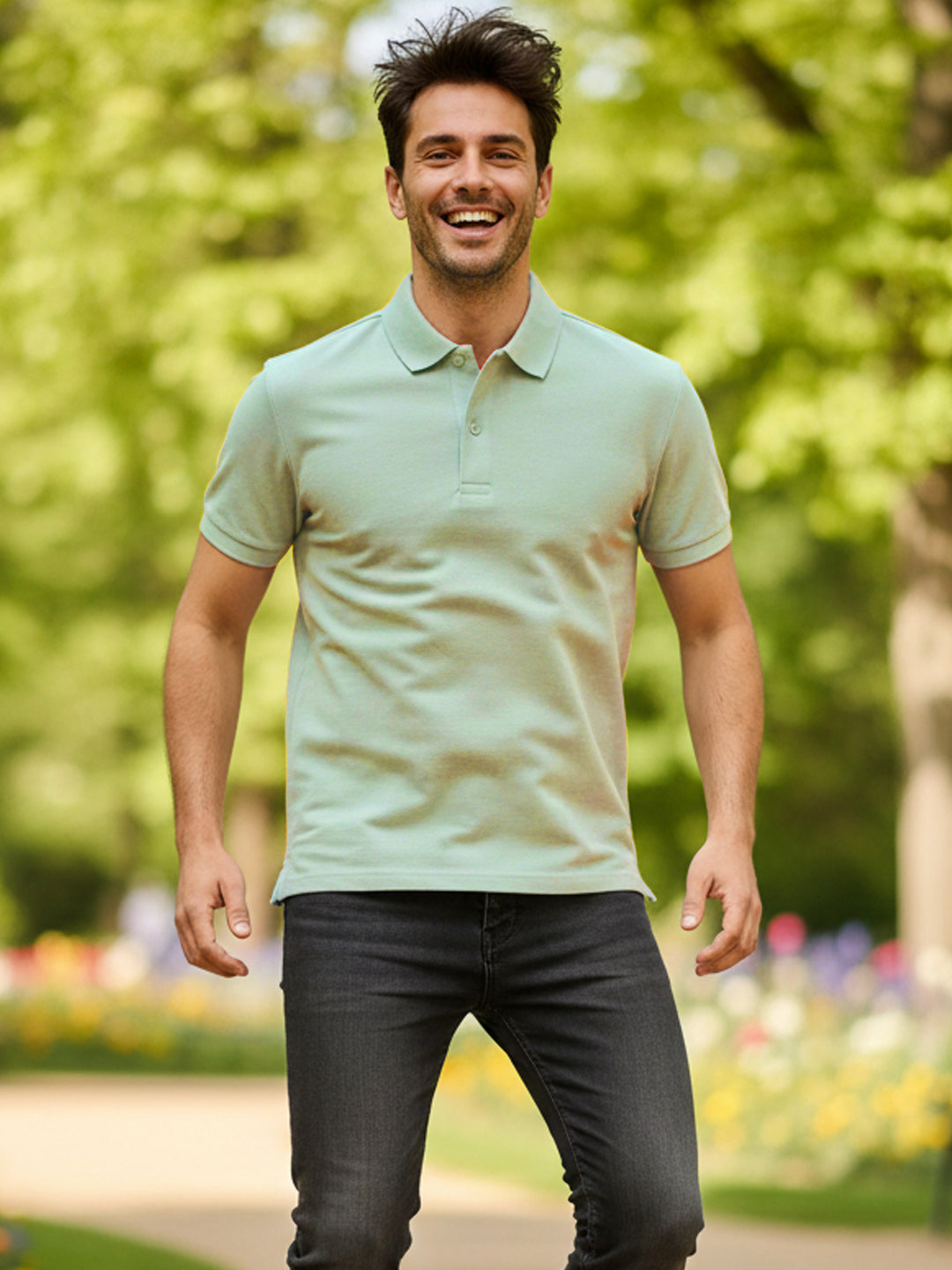 DFNK R-pet Men's Polo T-Shirt.