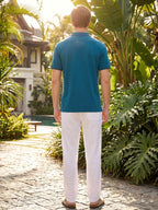 DFNK R-Pet Check Button Polo T-Shirt.