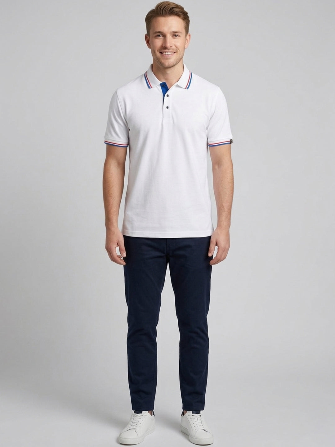 DFNK R-Pet Dubble Tip Polo T-Shirt.