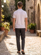 DFNK R-Pet Check Button Polo T-Shirt.