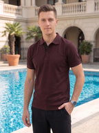 DFNK R-Pet Check Button Polo T-Shirt.
