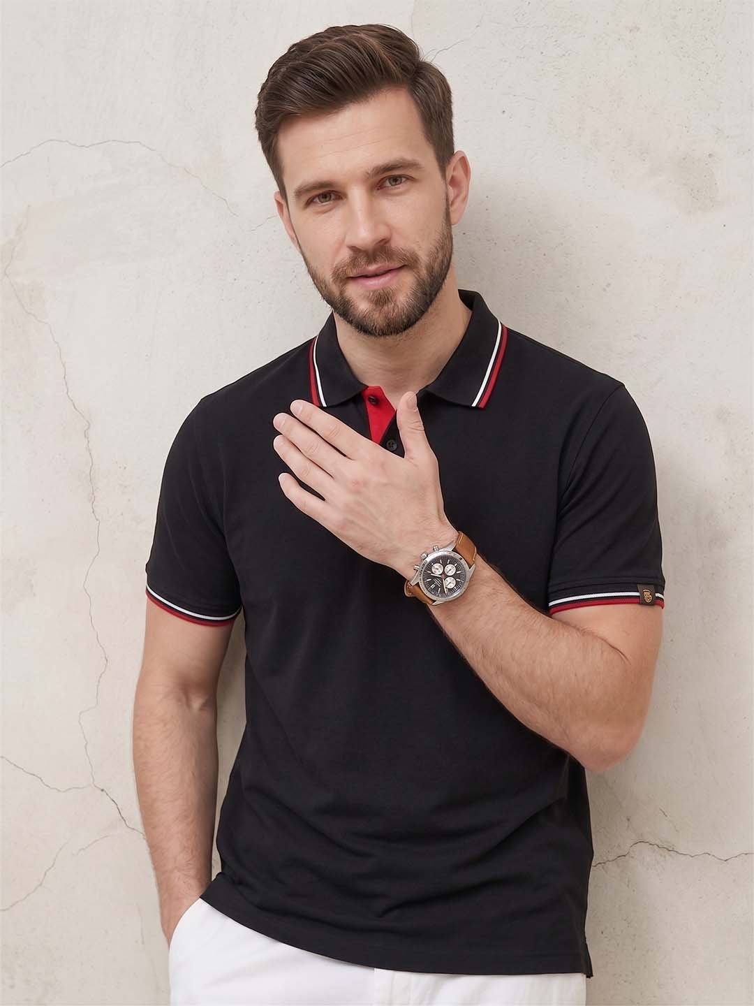 DFNK R-Pet Dubble Tip Polo T-Shirt.