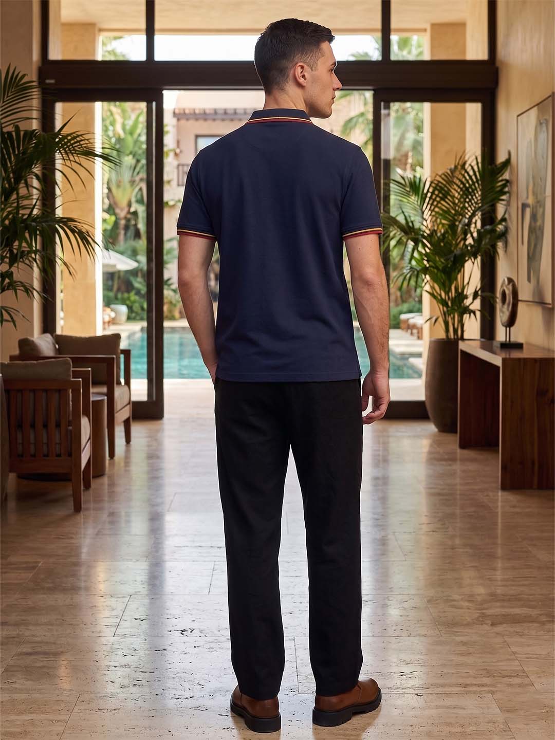 DFNK R-Pet Dubble Tip Polo T-Shirt.